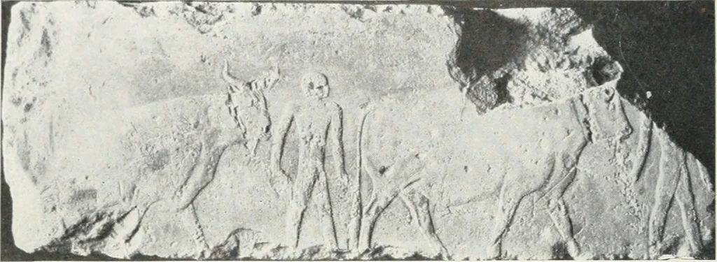 An illustration from A handbook of the Egyptian rooms .., 1918, leaf 67