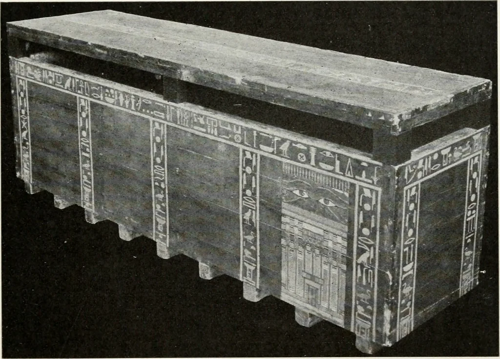 An illustration from A handbook of the Egyptian rooms .., 1918, leaf 90