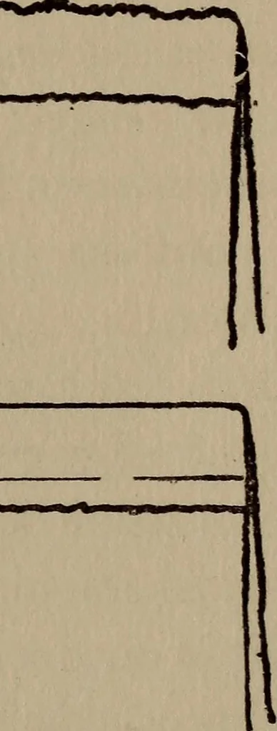 An illustration from A handbook of elementary sewing, 1915, leaf 29