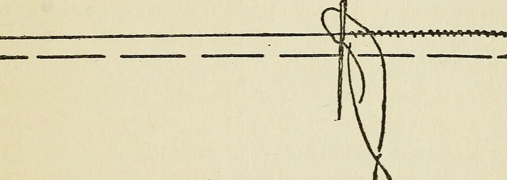 An illustration from A handbook of elementary sewing, 1915, leaf 24