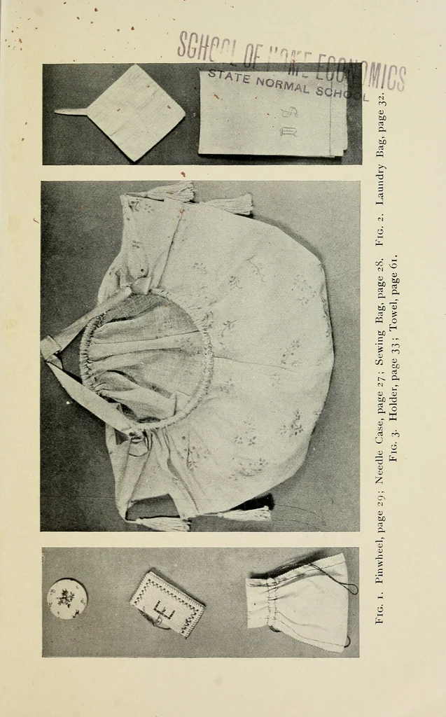 An illustration from A handbook of elementary sewing, 1915, leaf 42