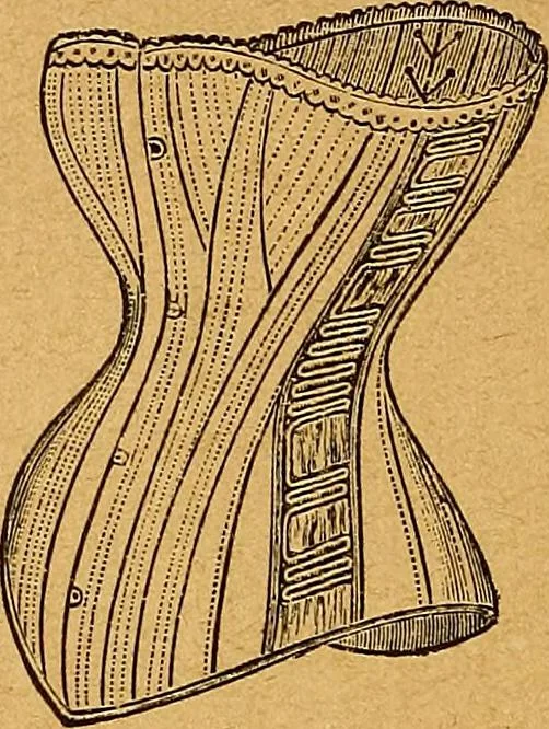 An illustration from Hand book of games and pastimes : a manual for parlor and lawn, comprising a choice collection of parlor games, tricks, dialogues, tableaux, ruler for lawn tennis, calls for dancing, palmistry, etc., etc, 1887, leaf 27