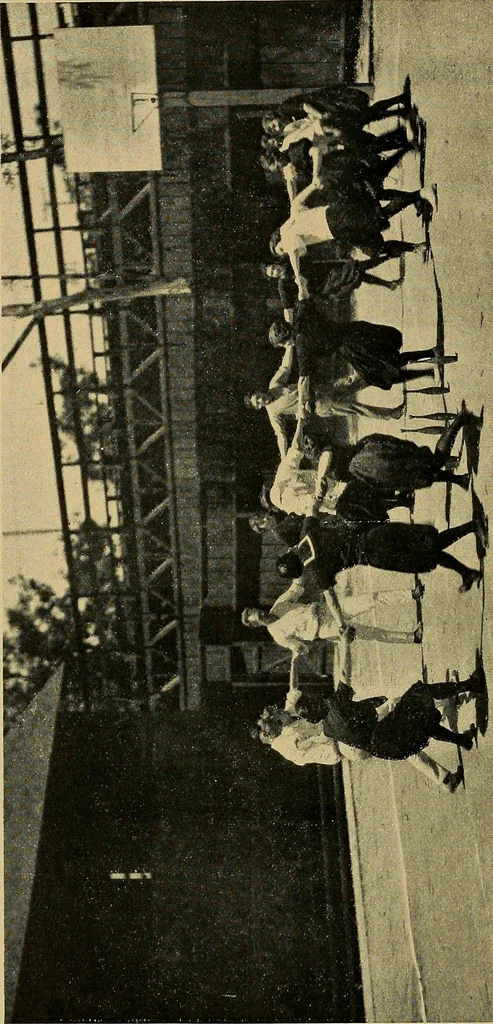 An illustration from A handbook of games and programs for church, school, and home, 1922, leaf 48