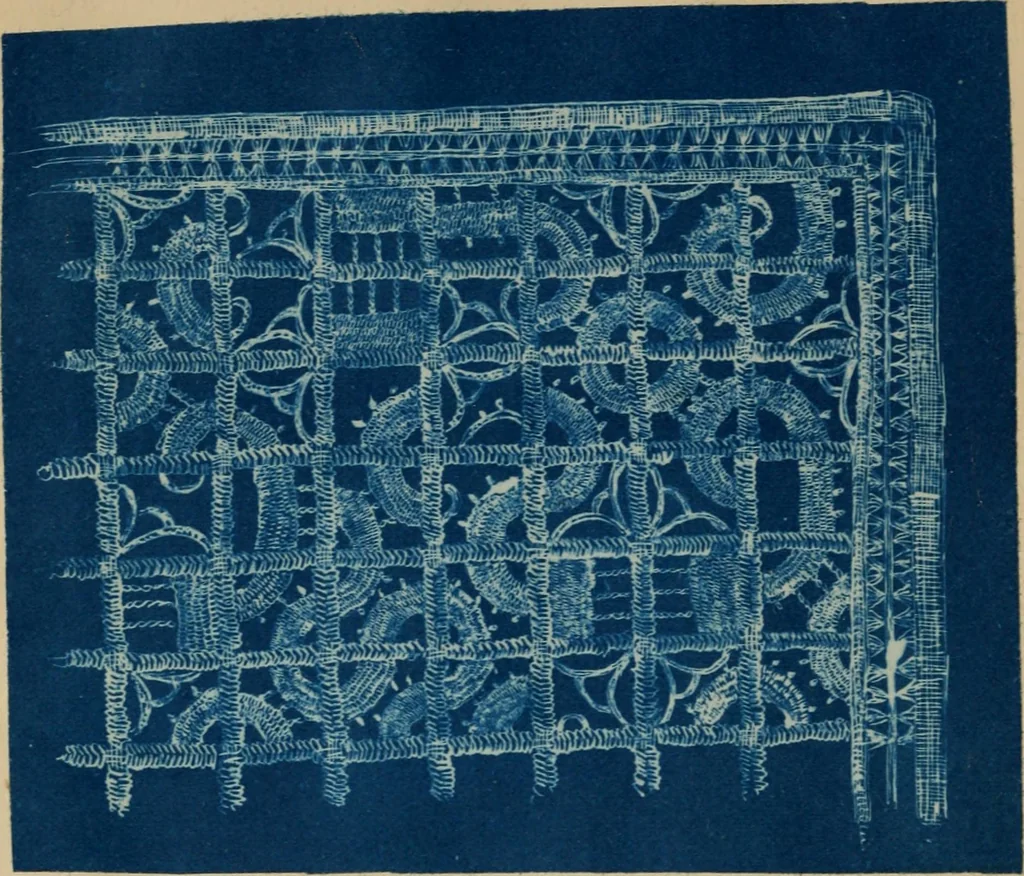 An illustration from A handbook of Greek lace making, 1870, leaf 15
