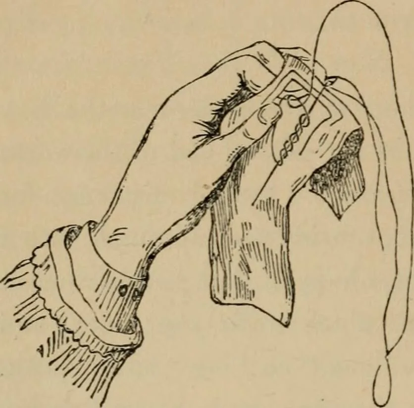 An illustration from A handbook of Greek lace making, 1870, leaf 19