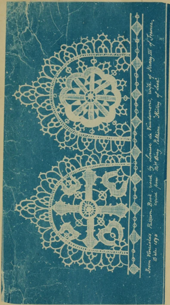 An illustration from A handbook of Greek lace making, 1870, leaf 30