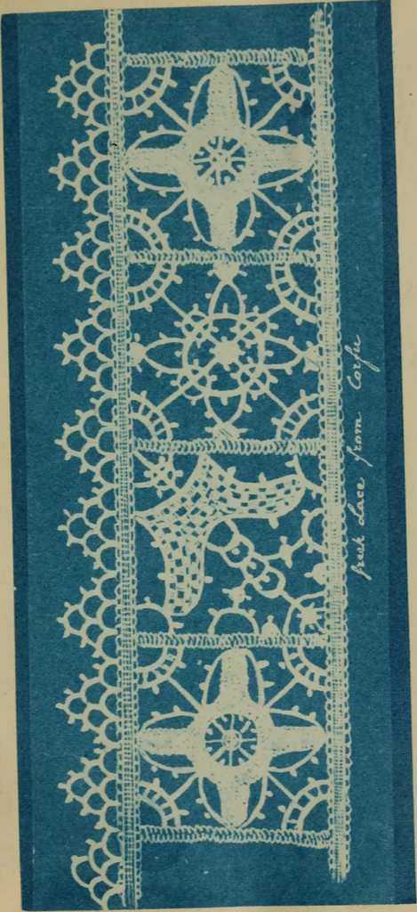 An illustration from A handbook of Greek lace making, 1870, leaf 36