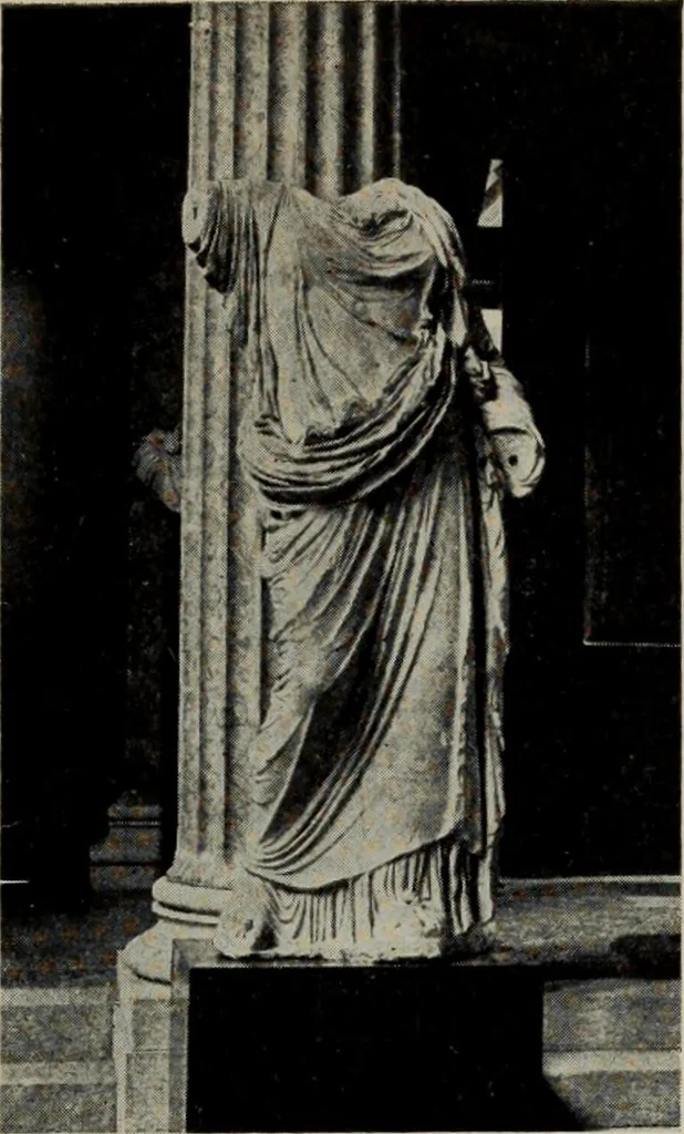 An illustration from A handbook of Greek and Roman sculpture, 1905, leaf 159