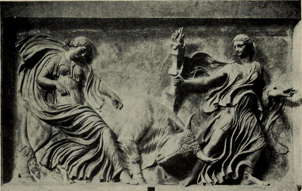 An illustration from A handbook of Greek and Roman sculpture, 1905, leaf 181