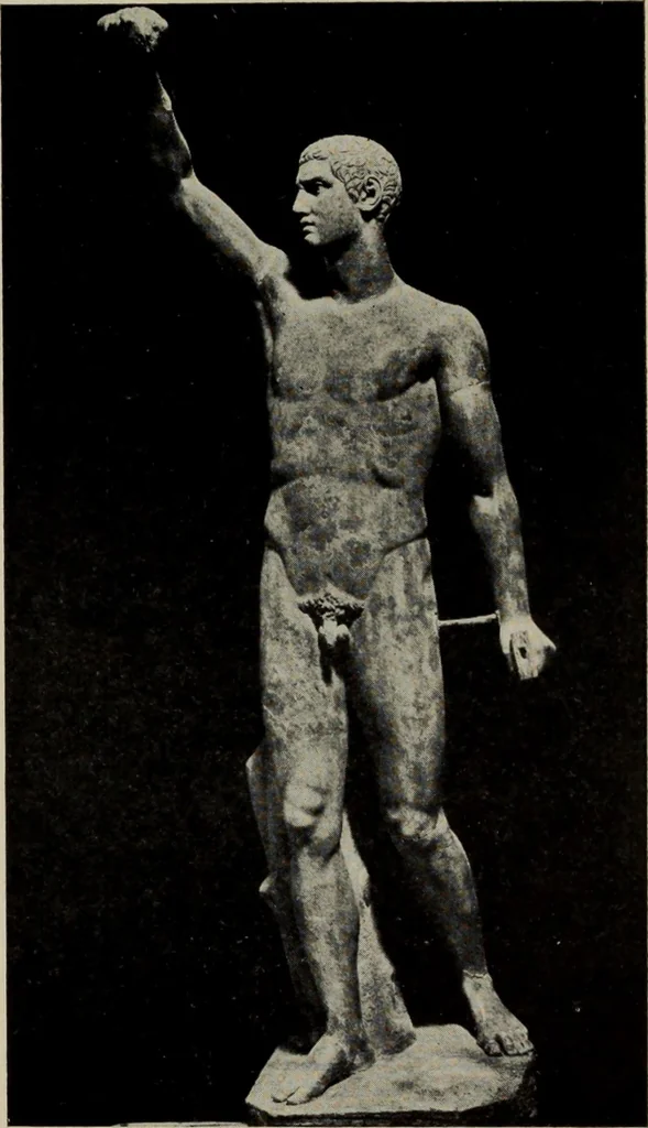 An illustration from A handbook of Greek and Roman sculpture, 1905, leaf 91