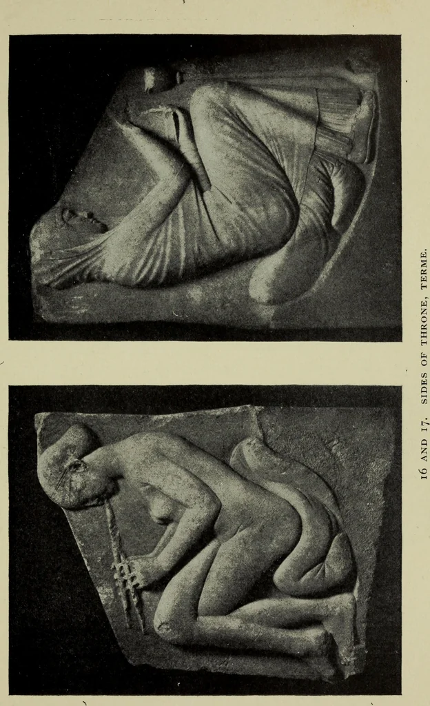 An illustration from A Handbook of Greek and Roman sculpture : to accompany a collection of reproductions of Greek and Roman sculpture, 1905, leaf 107