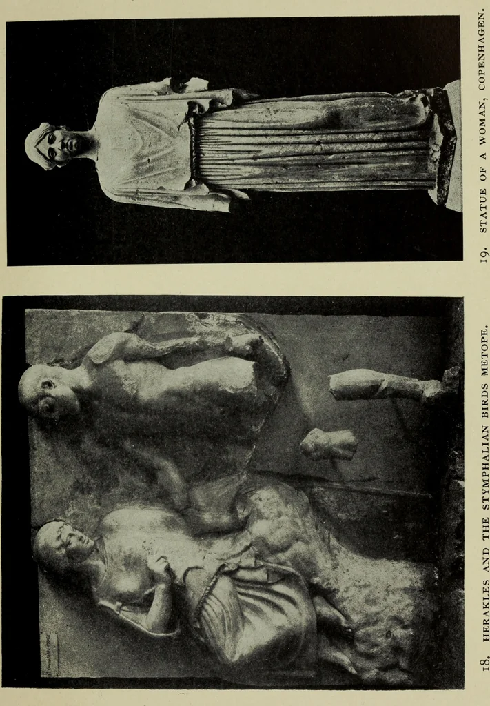 An illustration from A Handbook of Greek and Roman sculpture : to accompany a collection of reproductions of Greek and Roman sculpture, 1905, leaf 117