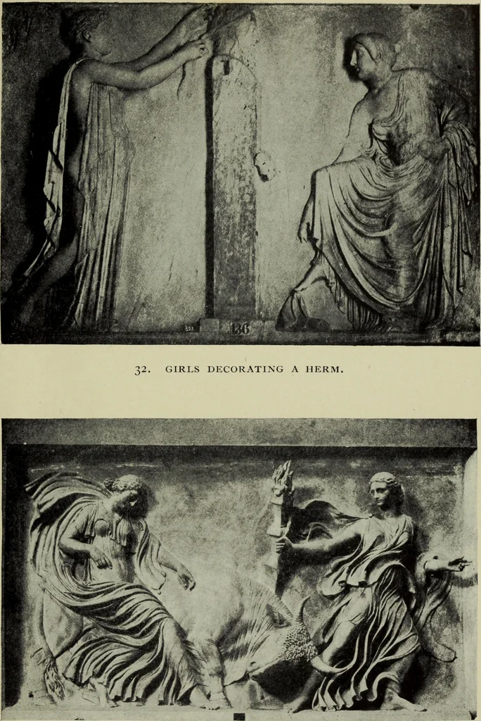 An illustration from A Handbook of Greek and Roman sculpture : to accompany a collection of reproductions of Greek and Roman sculpture, 1905, leaf 187