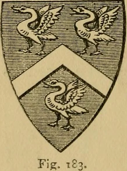An illustration from Handbook of heraldry : with instructions for tracing pedigrees and deciphering ancient mss. : rules for the appointment of liveries, &c, 1882, leaf 101