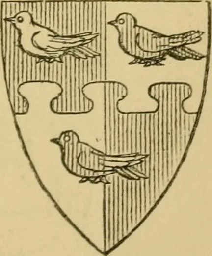 An illustration from Handbook of heraldry : with instructions for tracing pedigrees and deciphering ancient mss. : rules for the appointment of liveries, &c, 1882, leaf 108