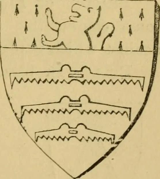 An illustration from Handbook of heraldry : with instructions for tracing pedigrees and deciphering ancient mss. : rules for the appointment of liveries, &c, 1882, leaf 116