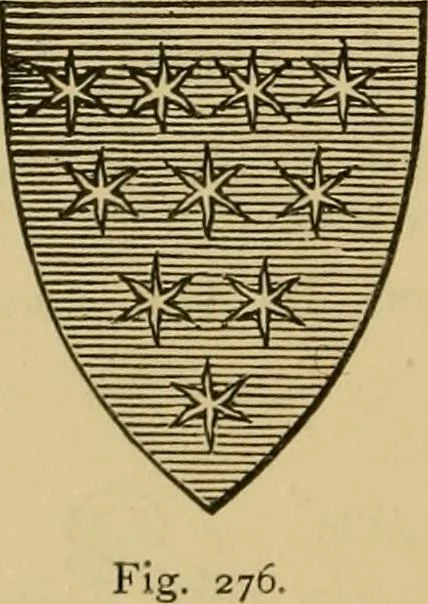 An illustration from Handbook of heraldry : with instructions for tracing pedigrees and deciphering ancient mss. : rules for the appointment of liveries, &c, 1882, leaf 131