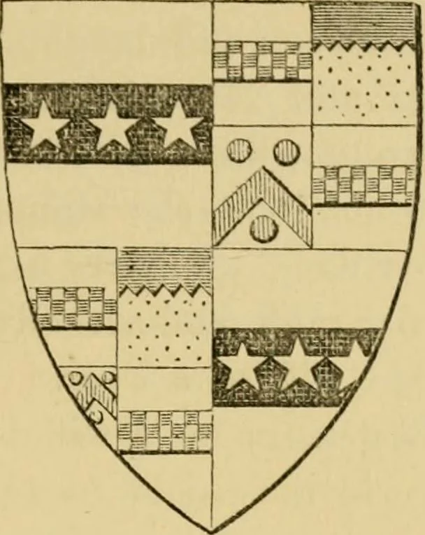 An illustration from Handbook of heraldry : with instructions for tracing pedigrees and deciphering ancient mss. : rules for the appointment of liveries, &c, 1882, leaf 176