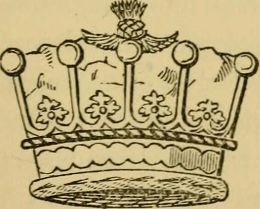 An illustration from Handbook of heraldry : with instructions for tracing pedigrees and deciphering ancient mss. : rules for the appointment of liveries, &c, 1882, leaf 186