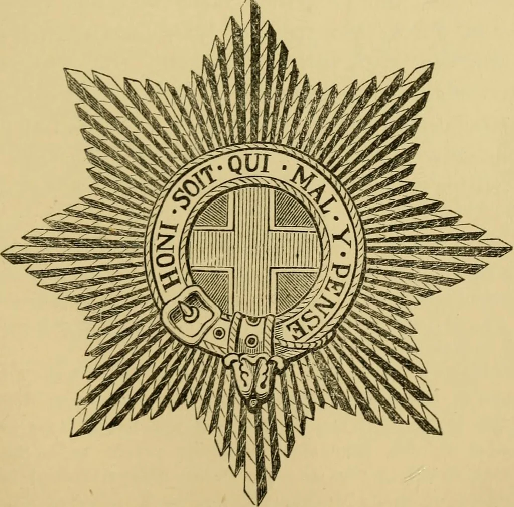 An illustration from Handbook of heraldry : with instructions for tracing pedigrees and deciphering ancient mss. : rules for the appointment of liveries, &c, 1882, leaf 250