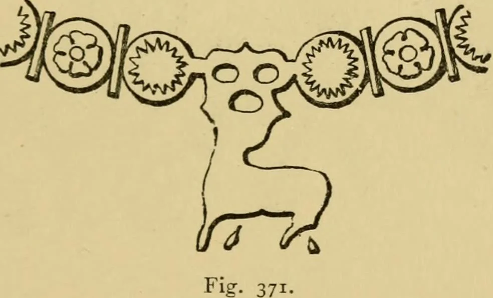 An illustration from Handbook of heraldry : with instructions for tracing pedigrees and deciphering ancient mss. : rules for the appointment of liveries, &c, 1882, leaf 264