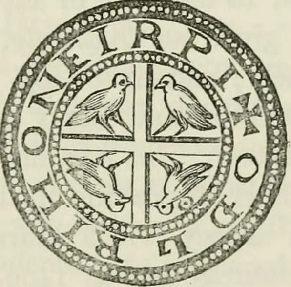 An illustration from Handbook of heraldry : with instructions for tracing pedigrees and deciphering ancient mss. : rules for the appointment of liveries, &c, 1882, leaf 28