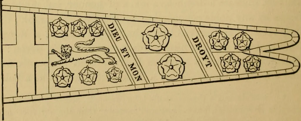 An illustration from Handbook of heraldry : with instructions for tracing pedigrees and deciphering ancient mss. : rules for the appointment of liveries, &c, 1882, leaf 283