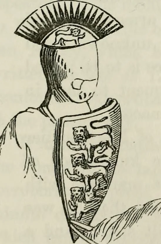 An illustration from Handbook of heraldry : with instructions for tracing pedigrees and deciphering ancient mss. : rules for the appointment of liveries, &c, 1882, leaf 31