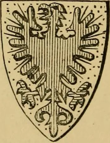 An illustration from Handbook of heraldry : with instructions for tracing pedigrees and deciphering ancient mss. : rules for the appointment of liveries, &c, 1882, leaf 325