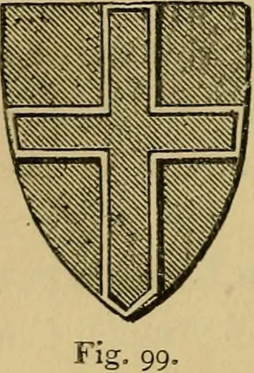 An illustration from Handbook of heraldry : with instructions for tracing pedigrees and deciphering ancient mss. : rules for the appointment of liveries, &c, 1882, leaf 69