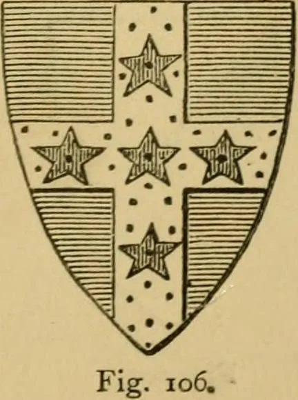An illustration from Handbook of heraldry : with instructions for tracing pedigrees and deciphering ancient mss. : rules for the appointment of liveries, &c, 1882, leaf 70