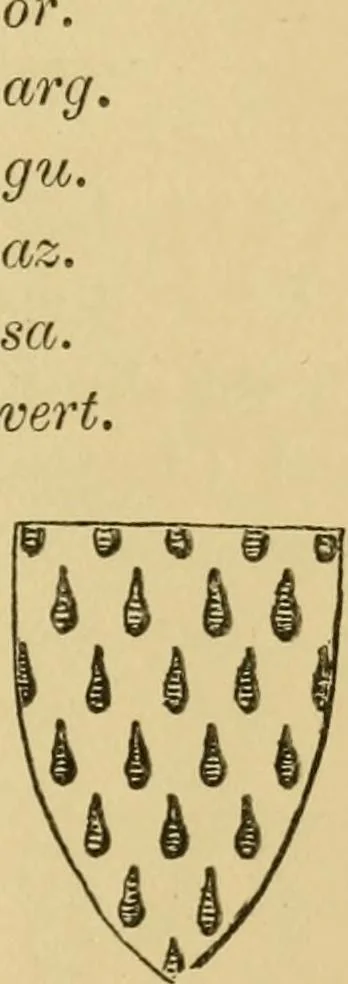 An illustration from Handbook of heraldry : with instructions for tracing pedigrees and deciphering ancient mss. : rules for the appointment of liveries, &c, 1882, leaf 80