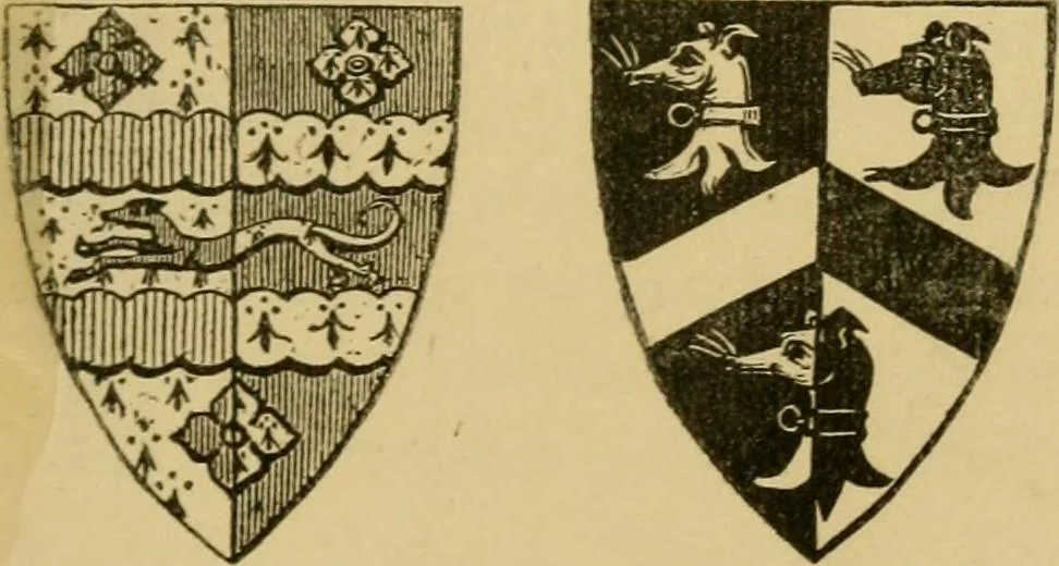 An illustration from Handbook of heraldry : with instructions for tracing pedigrees and deciphering ancient mss. : rules for the appointment of liveries, &c, 1882, leaf 88