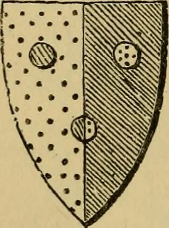 An illustration from Handbook of heraldry : with instructions for tracing pedigrees and deciphering ancient mss. : rules for the appointment of liveries, &c, 1882, leaf 89