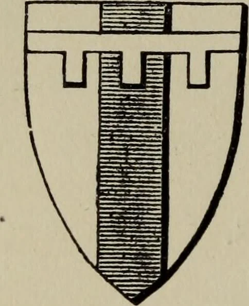 An illustration from The handbook of heraldry : with instructions for tracing pedigrees and deciphering ancient mss., also, rules for the appointment of liveries, etc. etc., 1869, leaf 145