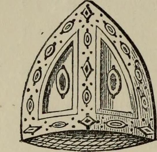 An illustration from The handbook of heraldry : with instructions for tracing pedigrees and deciphering ancient mss., also, rules for the appointment of liveries, etc. etc., 1869, leaf 173