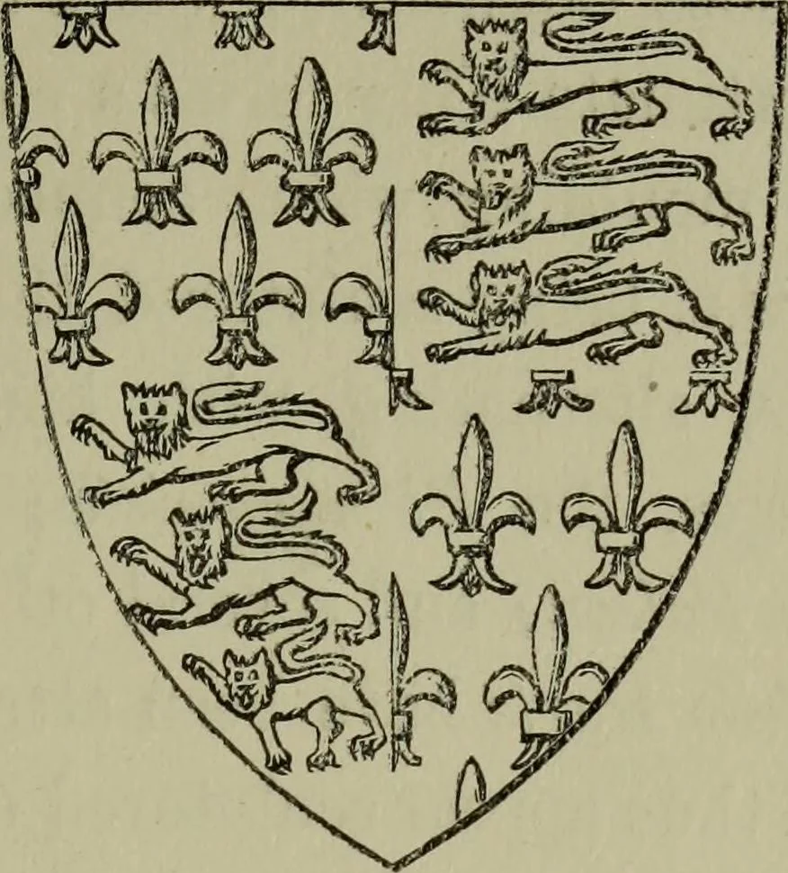 An illustration from The handbook of heraldry : with instructions for tracing pedigrees and deciphering ancient mss., also, rules for the appointment of liveries, etc. etc., 1869, leaf 214