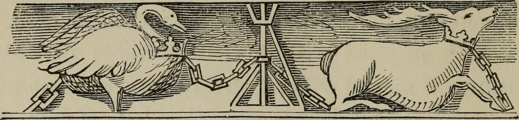 An illustration from The handbook of heraldry : with instructions for tracing pedigrees and deciphering ancient mss., also, rules for the appointment of liveries, etc. etc., 1869, leaf 217