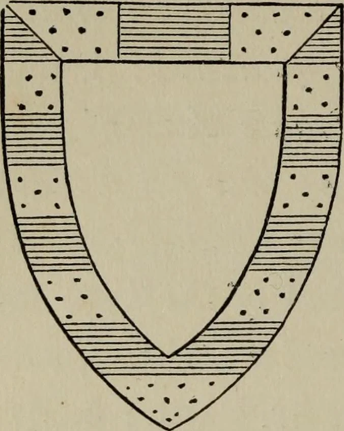 An illustration from The handbook of heraldry : with instructions for tracing pedigrees and deciphering ancient mss., also, rules for the appointment of liveries, etc. etc., 1869, leaf 219
