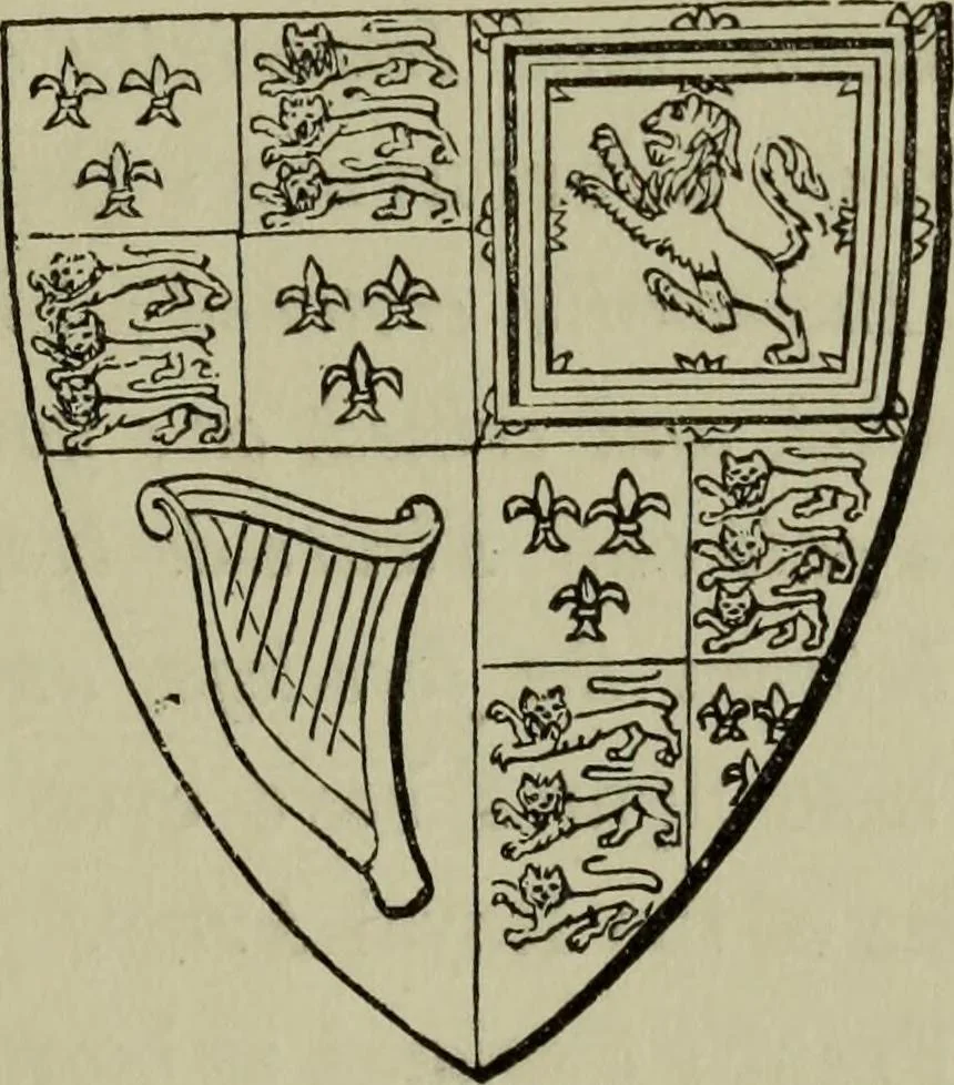 An illustration from The handbook of heraldry : with instructions for tracing pedigrees and deciphering ancient mss., also, rules for the appointment of liveries, etc. etc., 1869, leaf 222