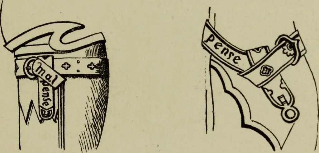 An illustration from The handbook of heraldry : with instructions for tracing pedigrees and deciphering ancient mss., also, rules for the appointment of liveries, etc. etc., 1869, leaf 236