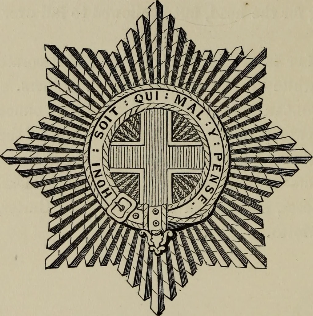 An illustration from The handbook of heraldry : with instructions for tracing pedigrees and deciphering ancient mss., also, rules for the appointment of liveries, etc. etc., 1869, leaf 239