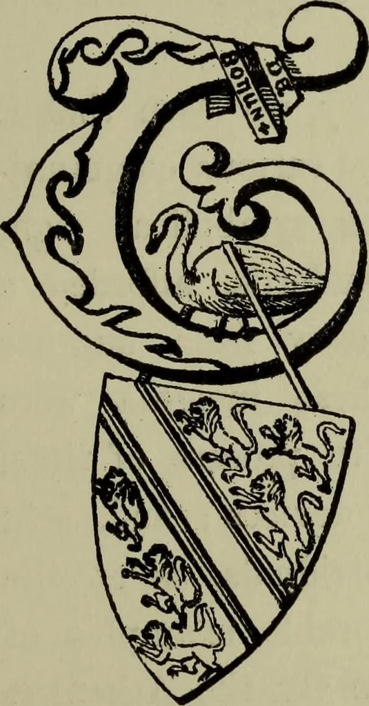 An illustration from The handbook of heraldry : with instructions for tracing pedigrees and deciphering ancient mss., also, rules for the appointment of liveries, etc. etc., 1869, leaf 24