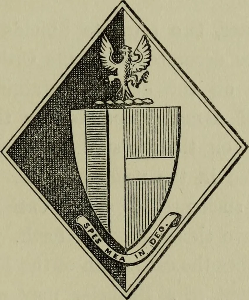An illustration from The handbook of heraldry : with instructions for tracing pedigrees and deciphering ancient mss., also, rules for the appointment of liveries, etc. etc., 1869, leaf 296