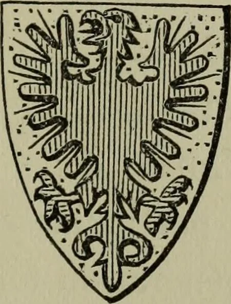 An illustration from The handbook of heraldry : with instructions for tracing pedigrees and deciphering ancient mss., also, rules for the appointment of liveries, etc. etc., 1869, leaf 316