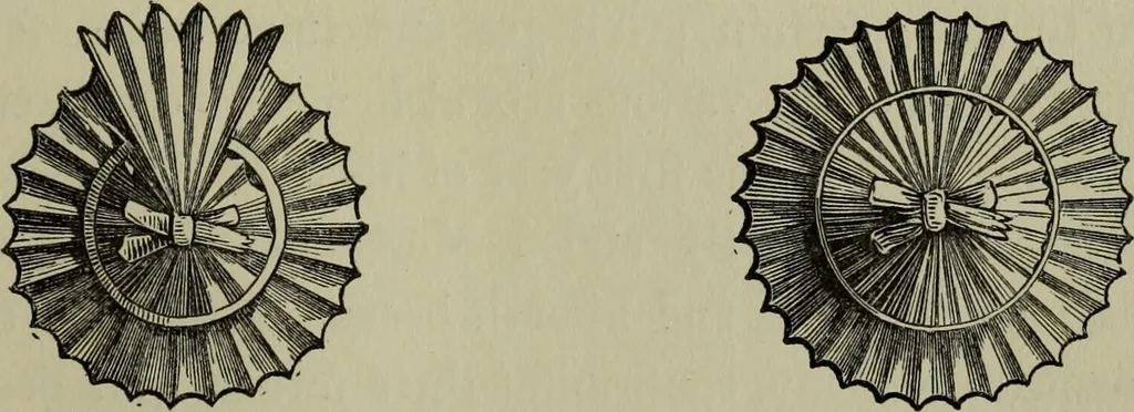 An illustration from The handbook of heraldry : with instructions for tracing pedigrees and deciphering ancient mss., also, rules for the appointment of liveries, etc. etc., 1869, leaf 332