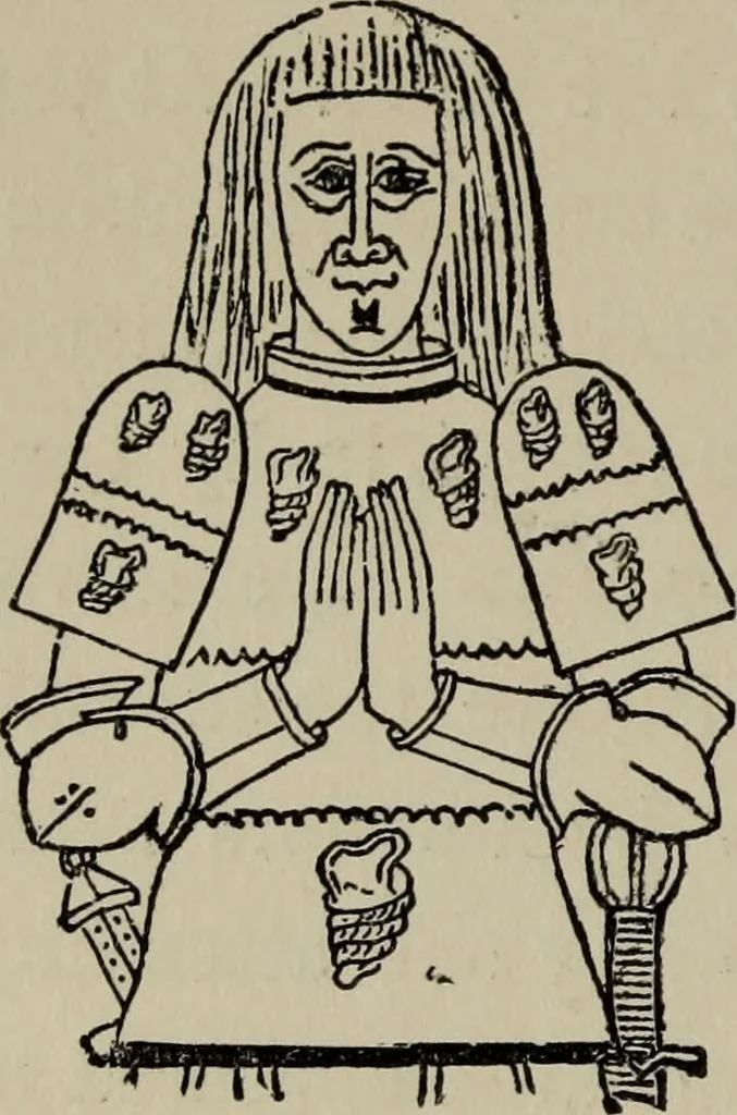 An illustration from The handbook of heraldry : with instructions for tracing pedigrees and deciphering ancient mss., also, rules for the appointment of liveries, etc. etc., 1869, leaf 39