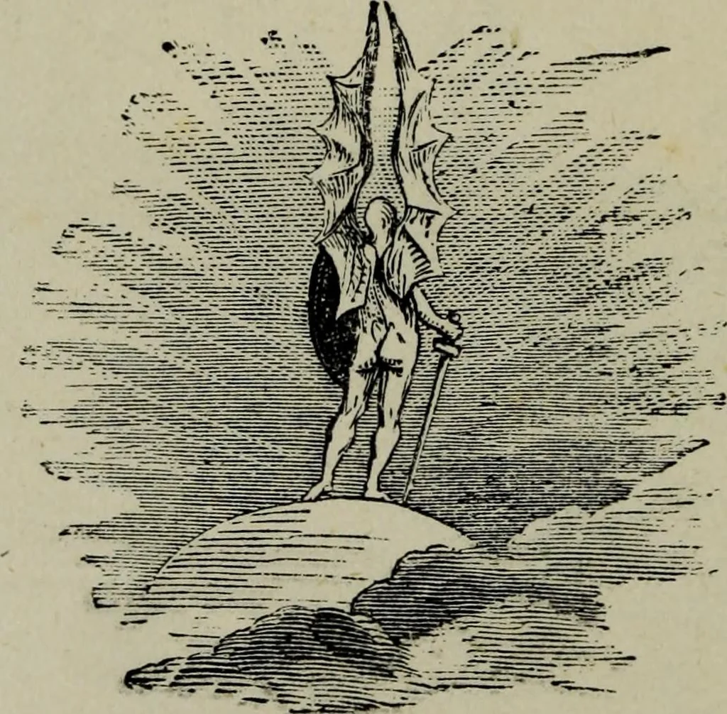 An illustration from The handbook of heraldry : with instructions for tracing pedigrees and deciphering ancient mss., also, rules for the appointment of liveries, etc. etc., 1869, leaf 403