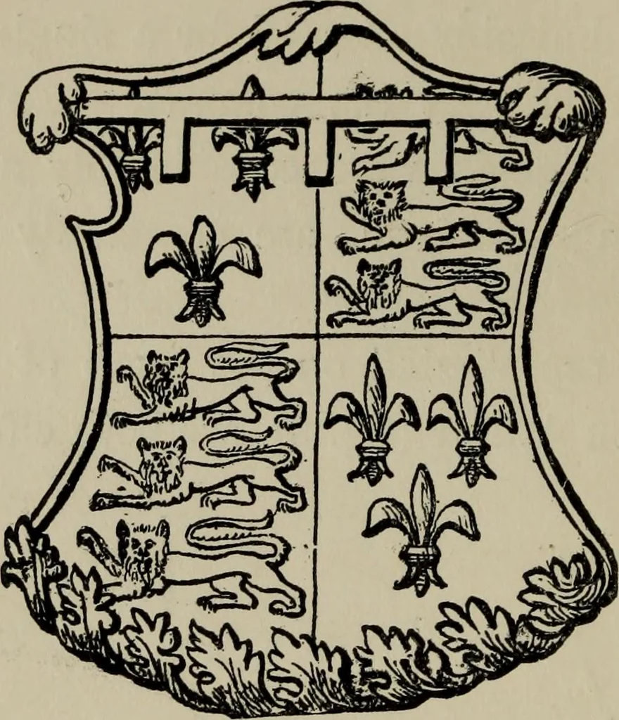 An illustration from The handbook of heraldry : with instructions for tracing pedigrees and deciphering ancient mss., also, rules for the appointment of liveries, etc. etc., 1869, leaf 47