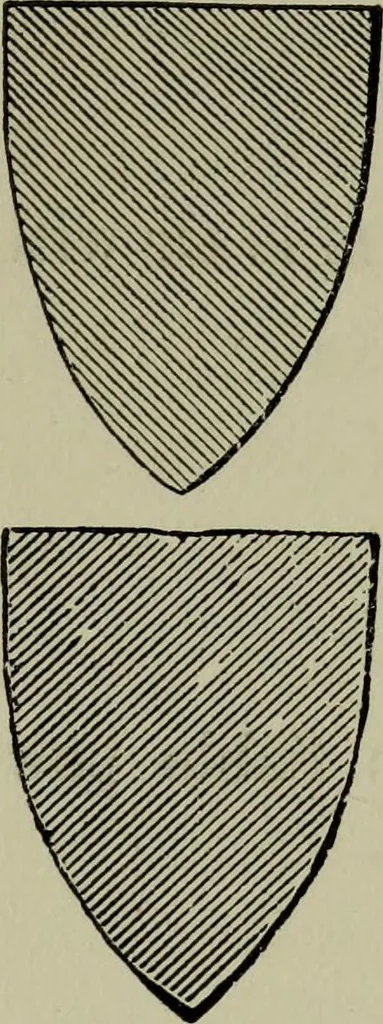 An illustration from The handbook of heraldry : with instructions for tracing pedigrees and deciphering ancient mss., also, rules for the appointment of liveries, etc. etc., 1869, leaf 56